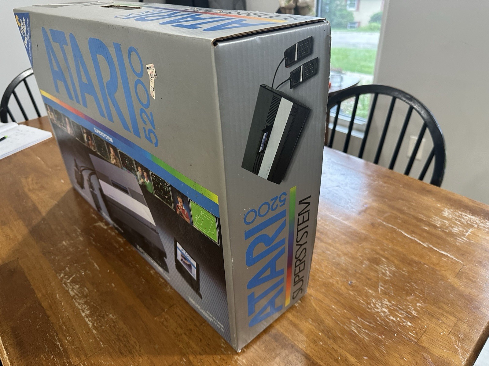 Atari 5200 console in Box with manual & original Pac-Man TESTED Great Condition