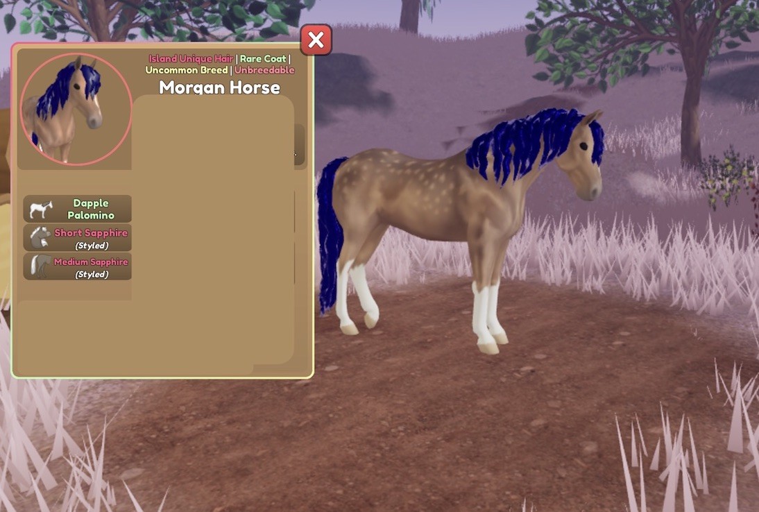 Wild Horse Islands 🌸 IUH Rc Sapphire Pal Dapple Sapphire Morgan 🌸