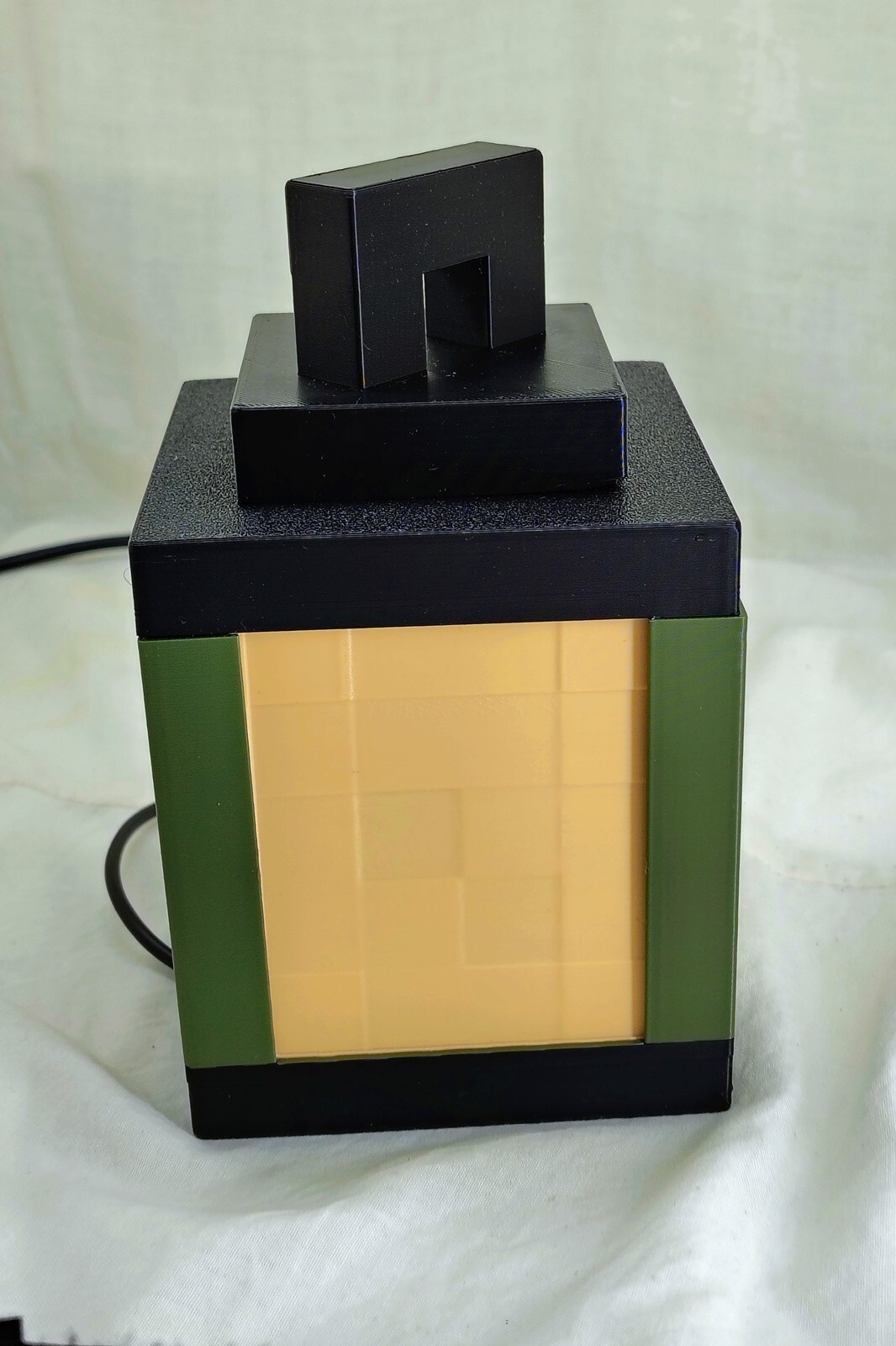 3D Pixel Custom Lantern Photo Multi-Color Minecrafts Game Night Light Lamp