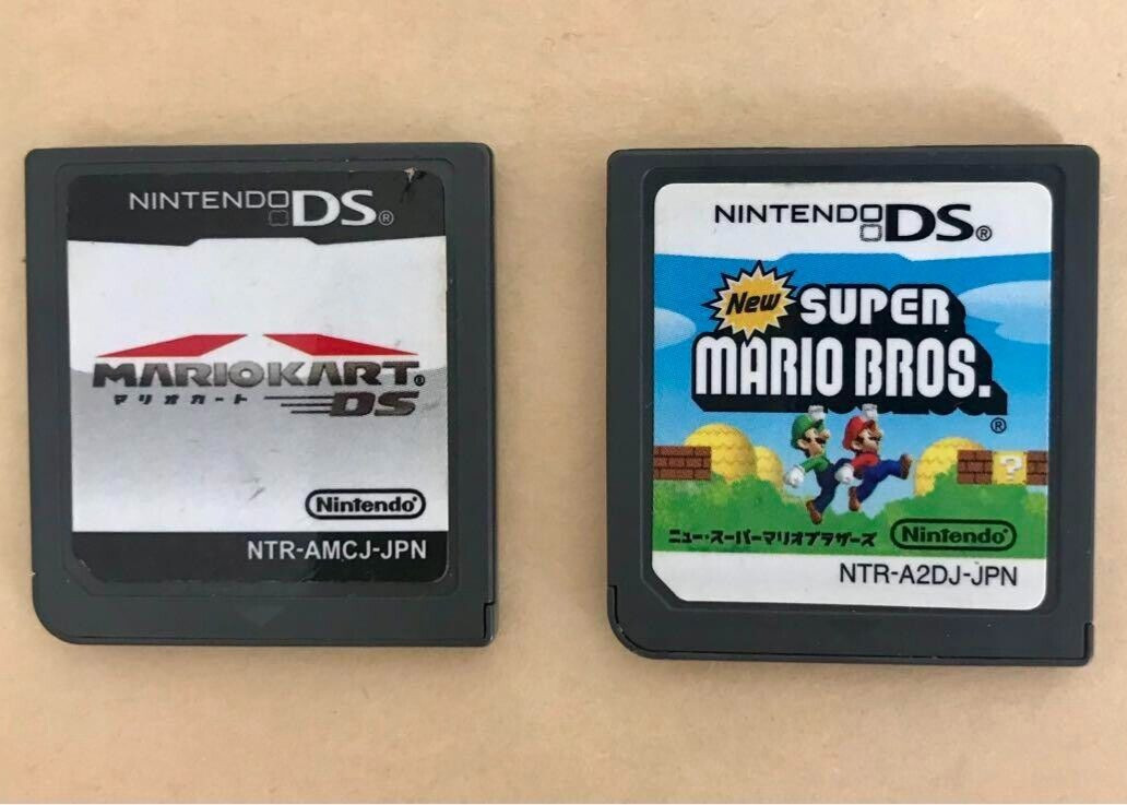 New Super Mario Bros. & Mario Kart DS set Nintendo Japanese Ver. Cartridge only