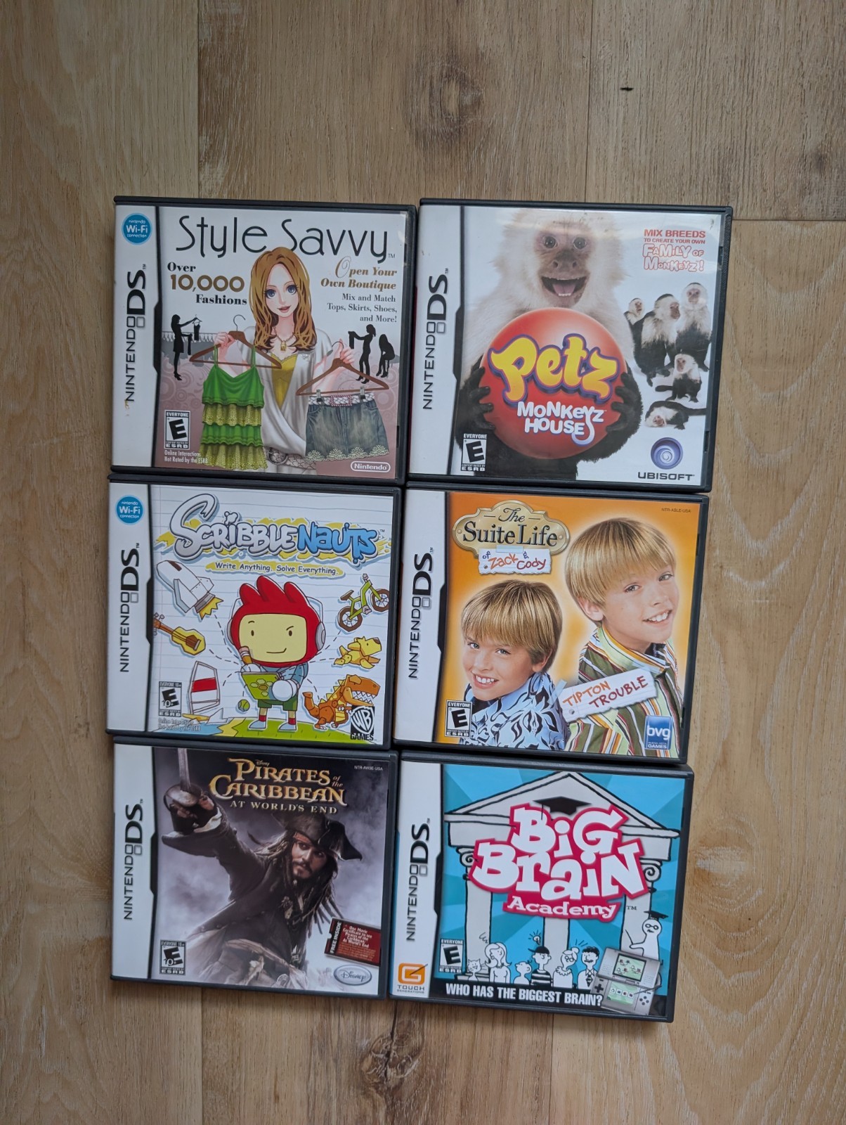 Nintendo DS Game Bundle (x6 Games)