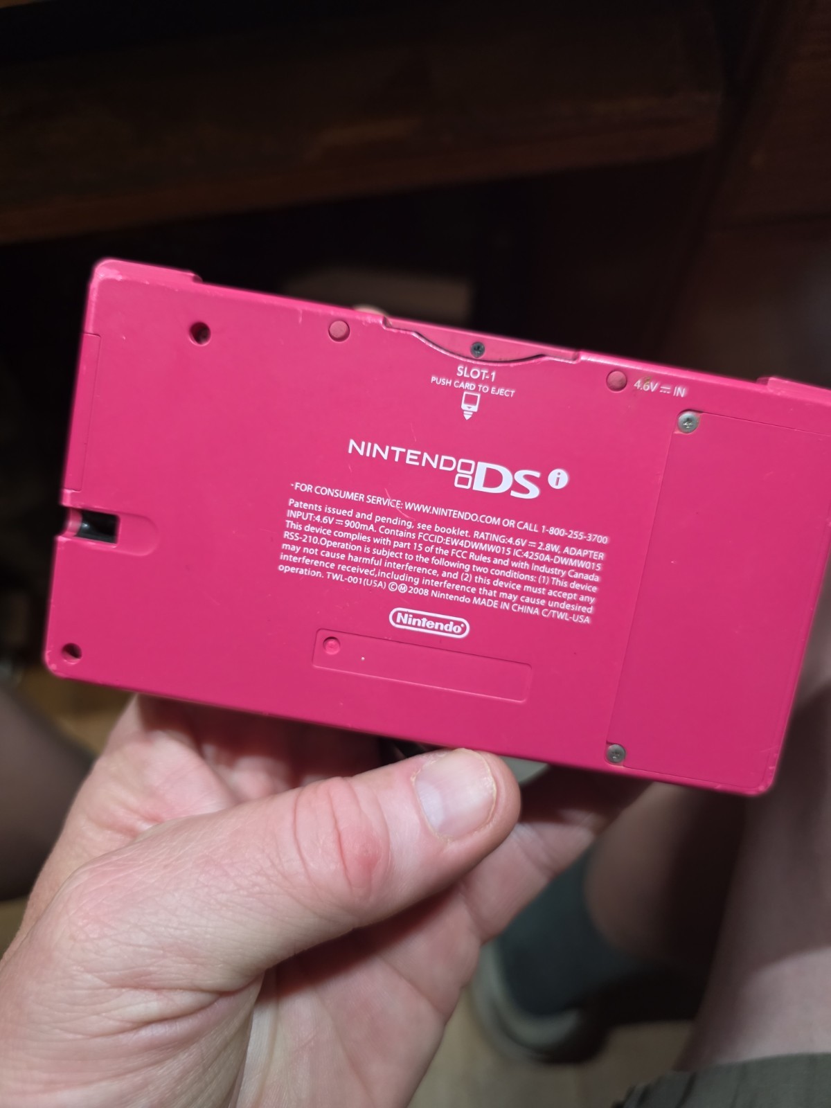 Nintendo DSi Pink Console + Charger GOOD CONDITION! No Stylus