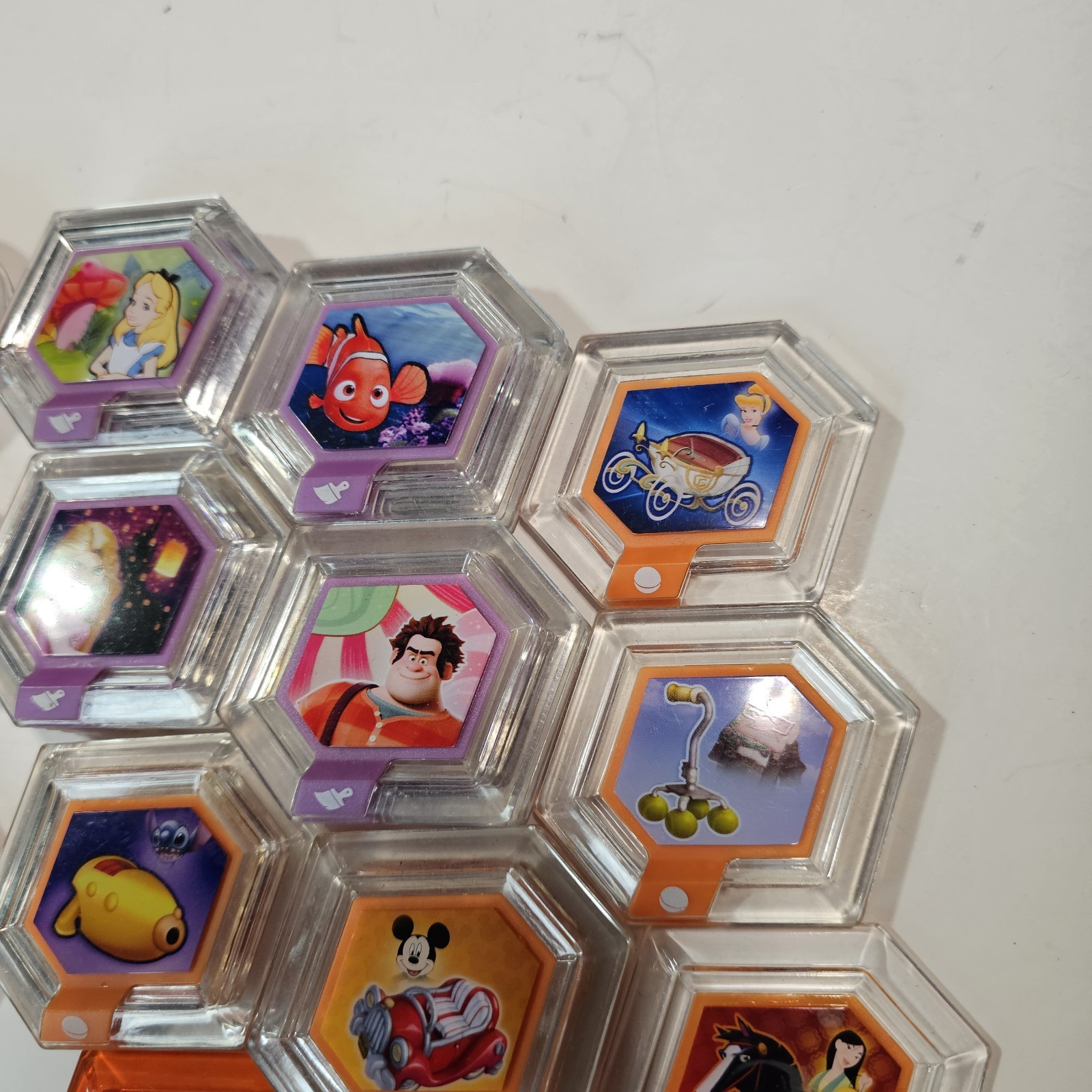 HUGE LOT Disney Infinity Power Disc Lot Of 39 Fast Free Shipping Holographic