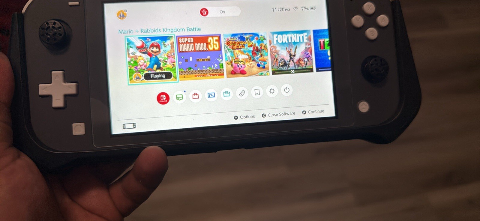 Nintendo Switch Lite Gray/Black Handheld Console 32GB Wi-Fi 720p Region Free