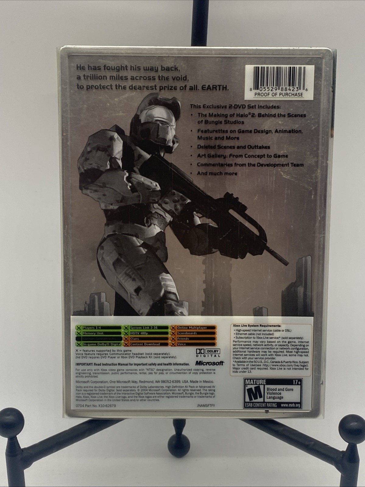 Microsoft Halo 2 Limited Collector’s Edition SteelBook for Xbox
