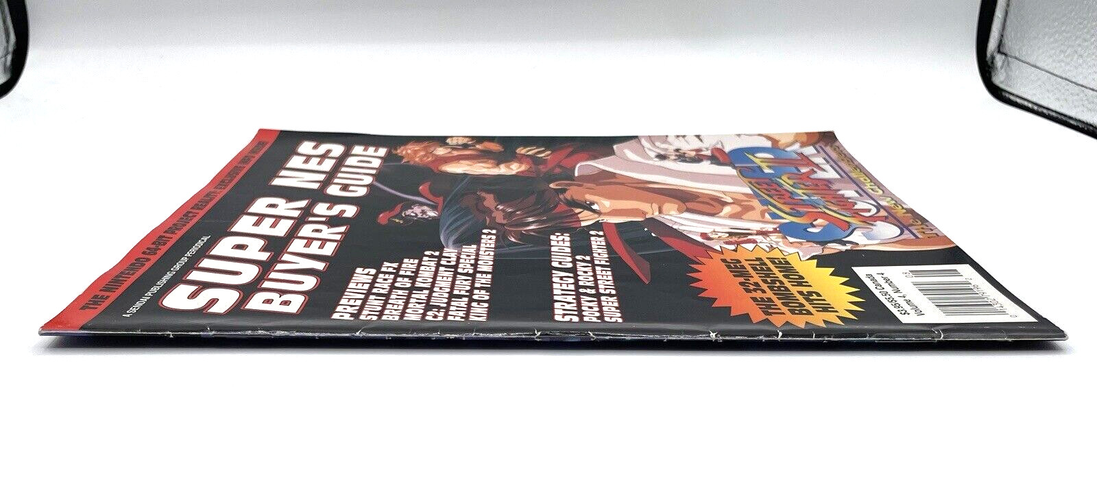 Super NES Video Game Buyer’s Guide Magazine Street Fighter II Volume 4 VTG