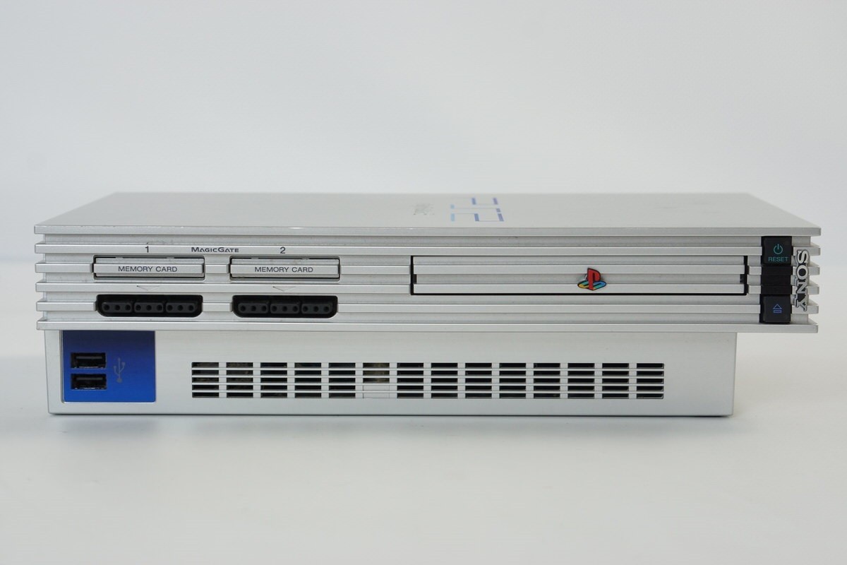 PS2 SILVER Console SCPH-50000 TSS Tested System Playstation 2 NTSC-J AJ2323851