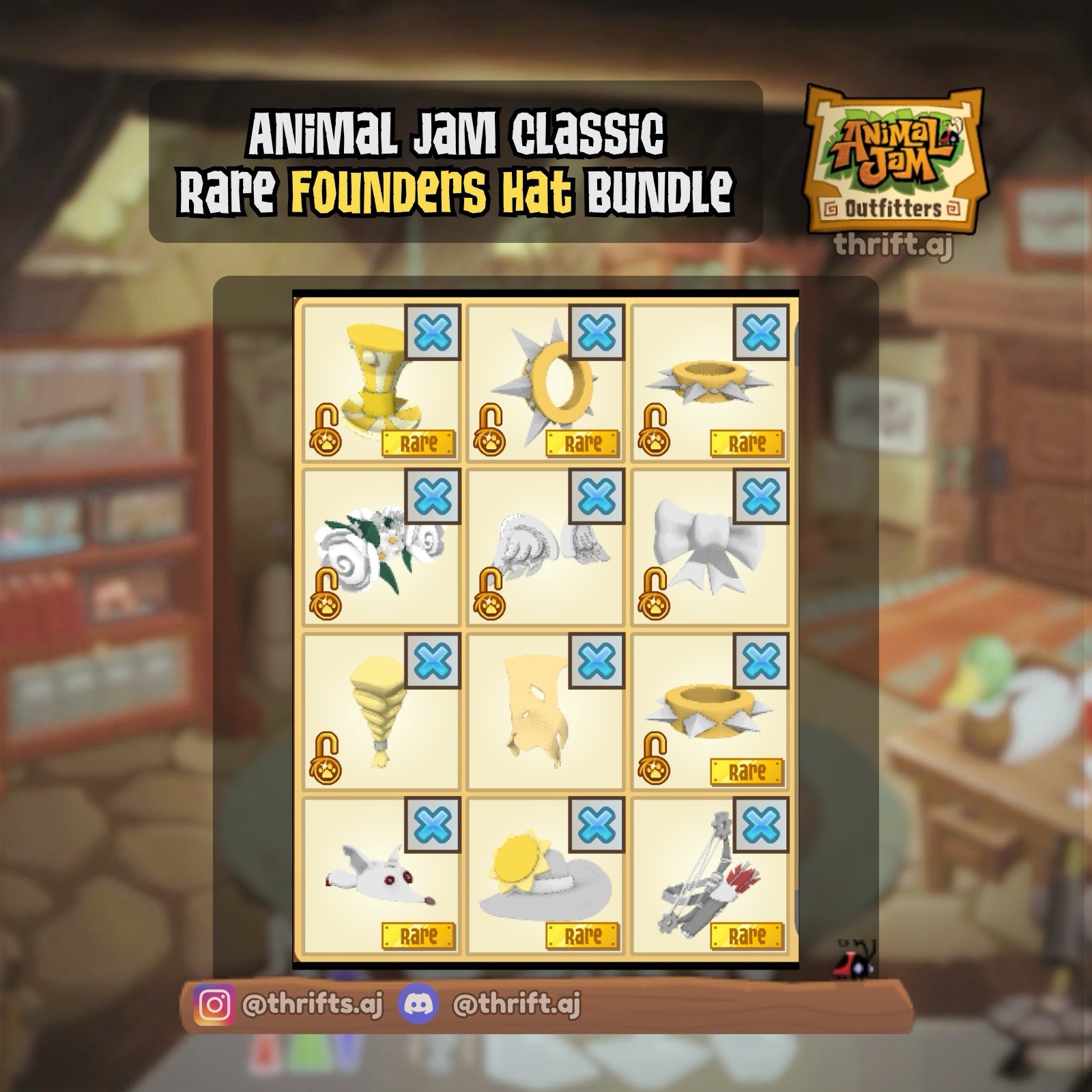 Animal Jam Classic (AJC) | Rare Founders Hat (READ DESCRIPTION)