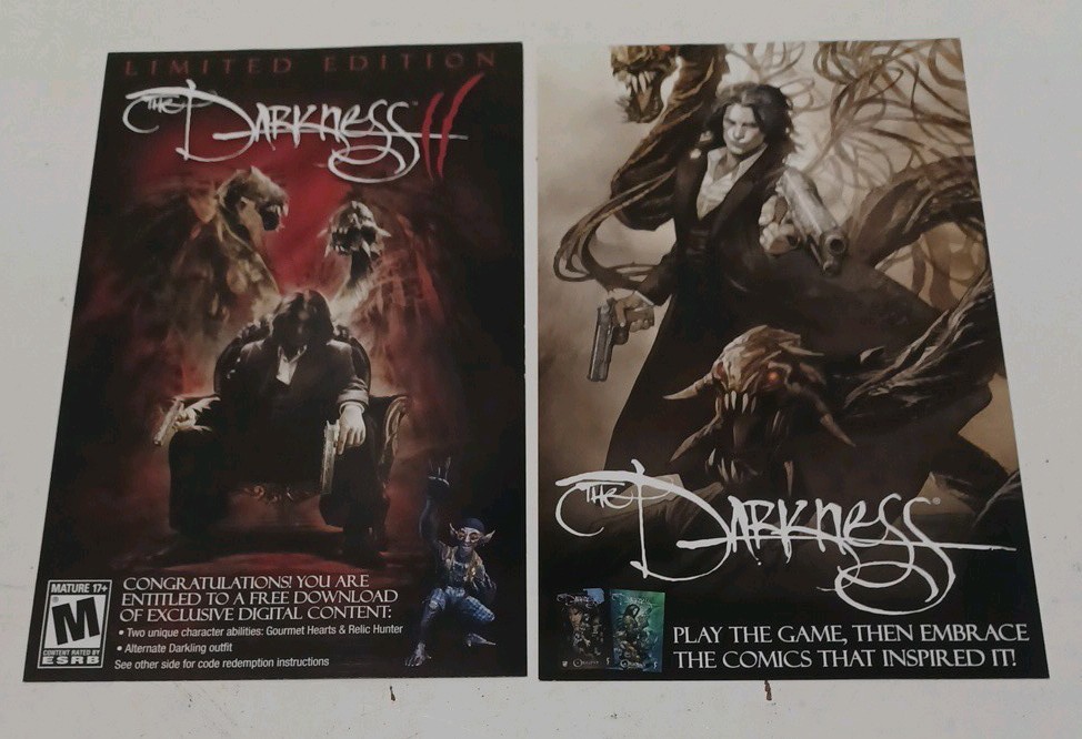 The Darkness II Limited Edition Xbox 360 With Poster