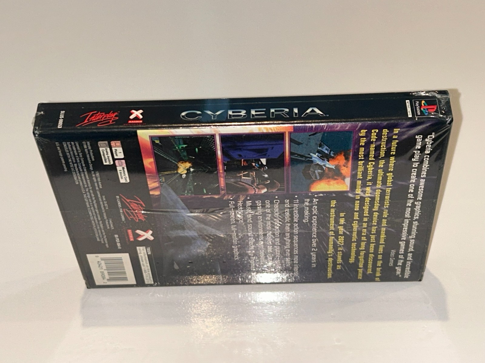 Cyberia (Sony PlayStation 1, 1996) PS1 Longbox Brand New, Factory Sealed
