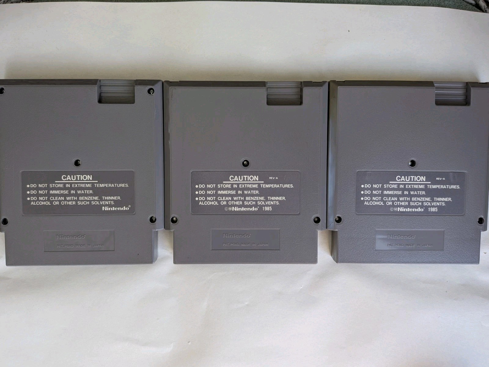 Nintendo NES Super Mario Bros 1, 2, And 3 Game Cartridges Authentic -Untested