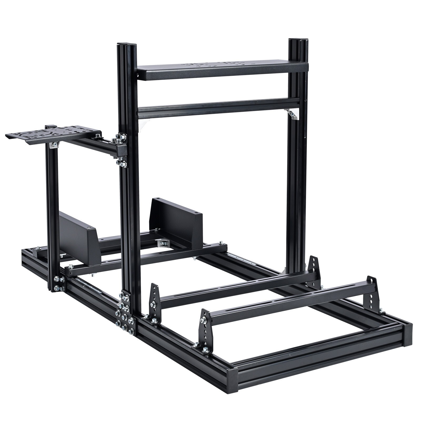 Marada 6030 Aluminum Racing Sim Cockpit with Seat Fit Logitech G923 THRUSTMASTER