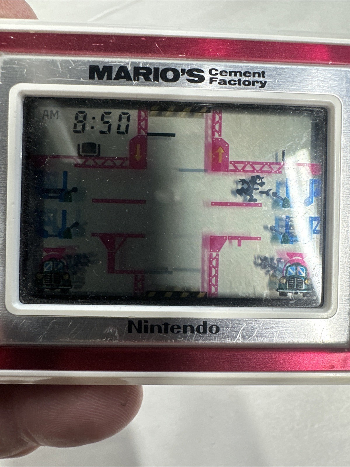 Nintendo Game and Watch Mario’s Cement Factory ML-102, 1983 Excellent Working