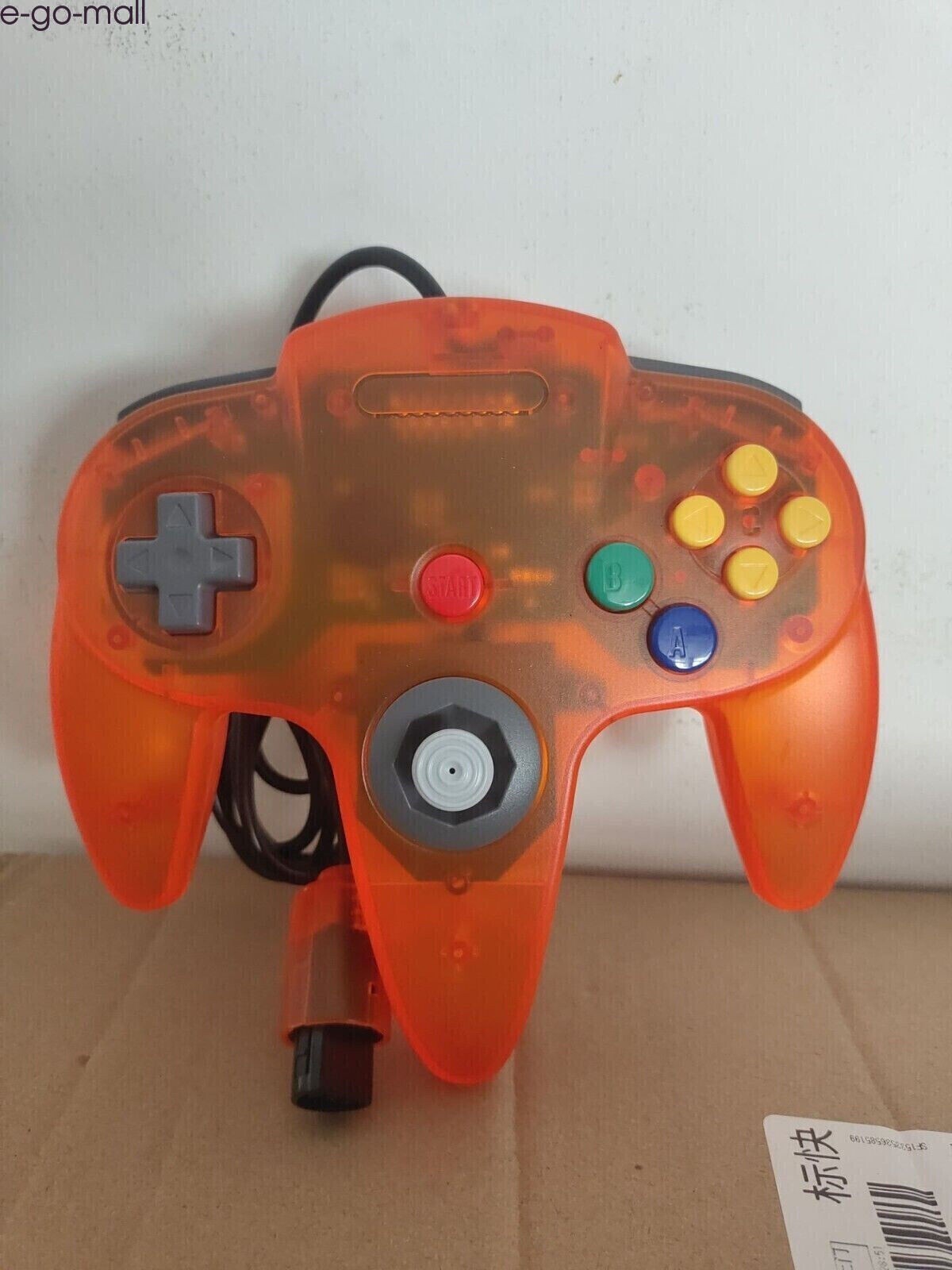 Classic N64 Controller Joystick Remote for N64 VideoGame N64 Console -Ice Orange