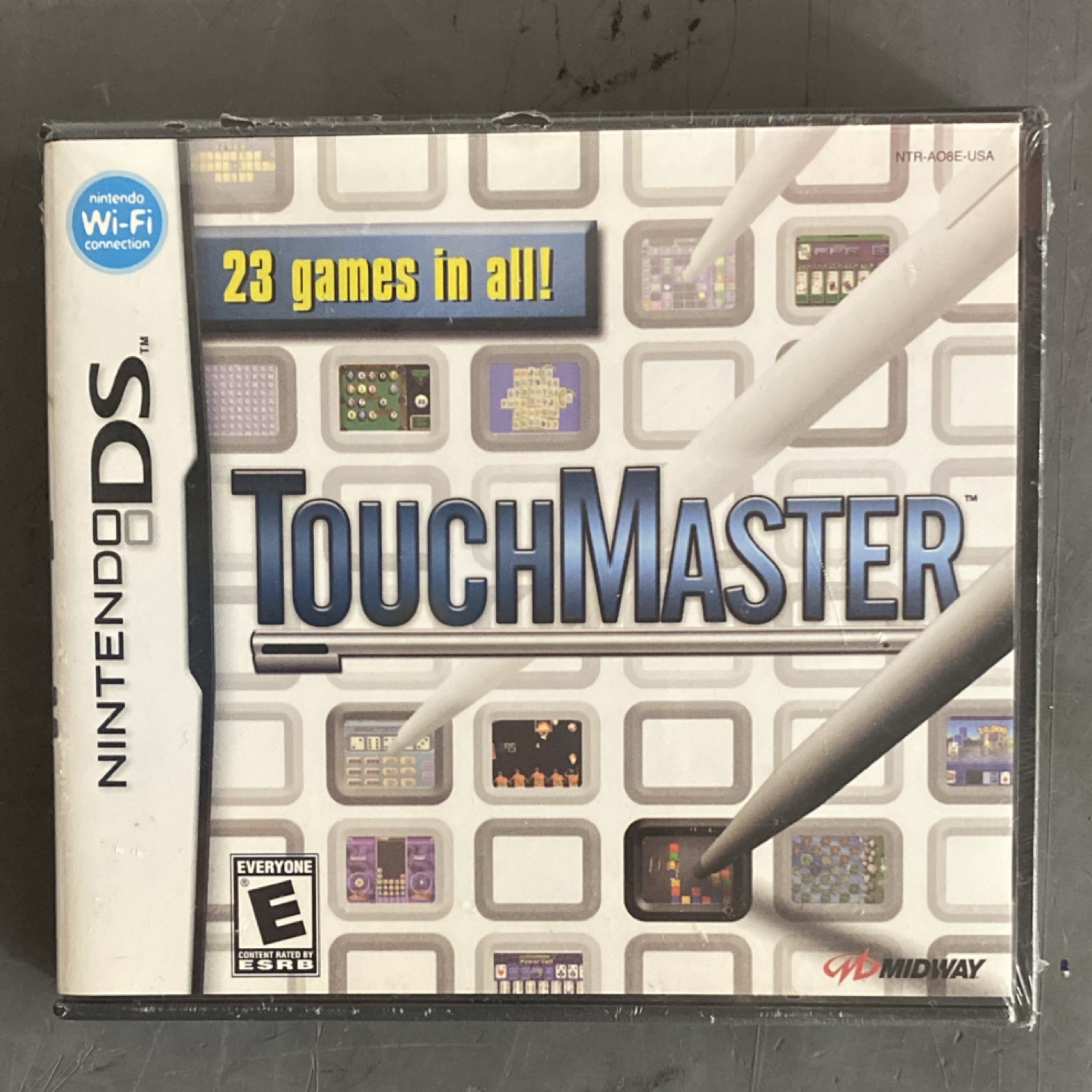TouchMaster Nintendo DS Puzzle Game by Midway 23 Games Wi-Fi E Rated Series