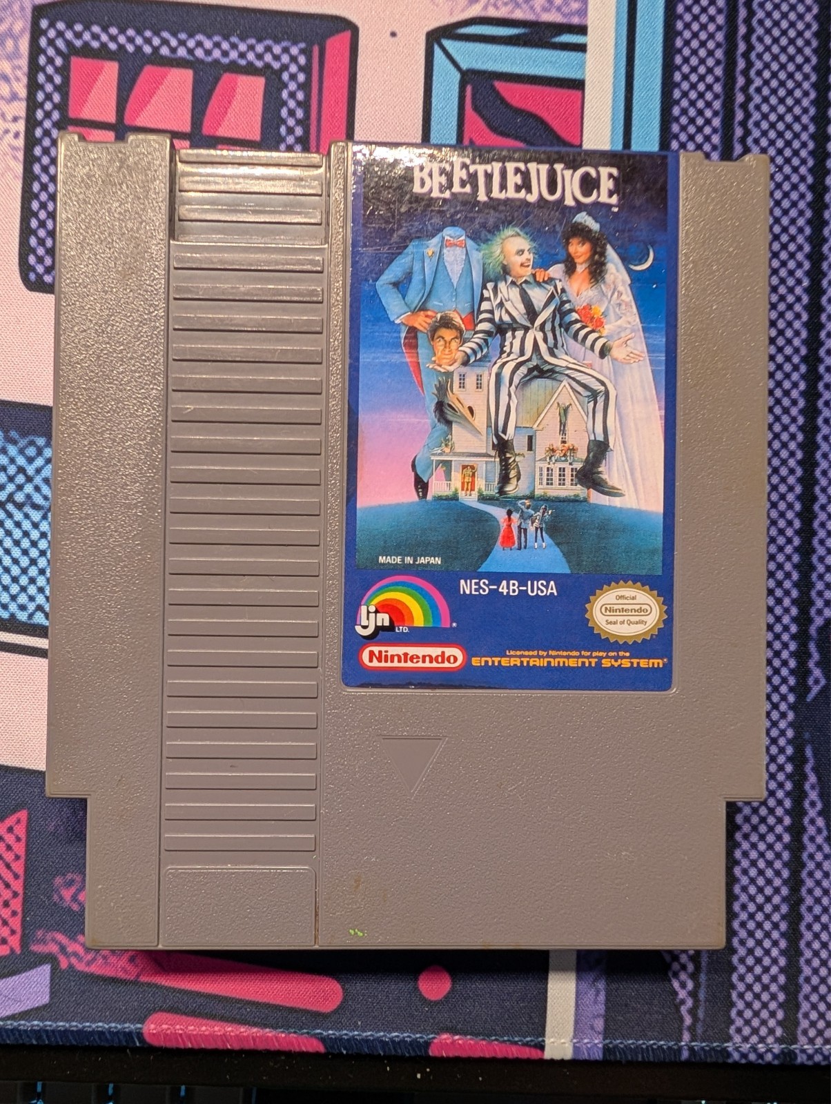 Beetlejuice NES Cartridge – Tested Working – Loose