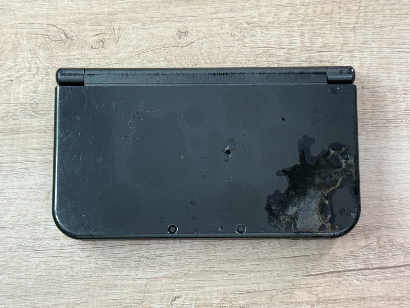 RANK B+ Dual IPS Nintendo New 3DS XL Metallic Black Console Tested Japan D6404