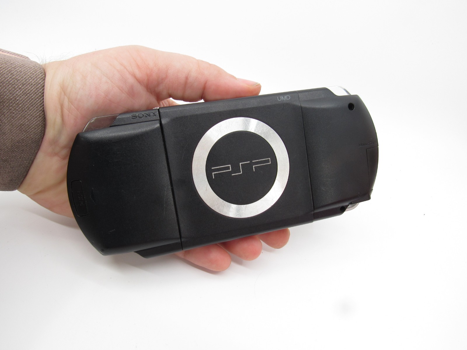 Black PSP 1001 w/ Battery 8 GB Card SD Card Adapter Phantasy Star Game Tested