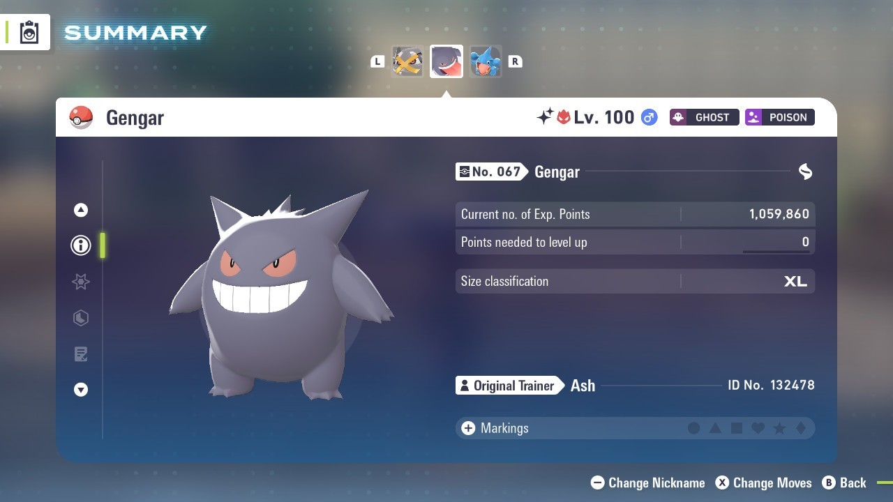 Pokemon Legends ZA ✨ 6IV Shiny Alpha Gengar✨Fast 🚀