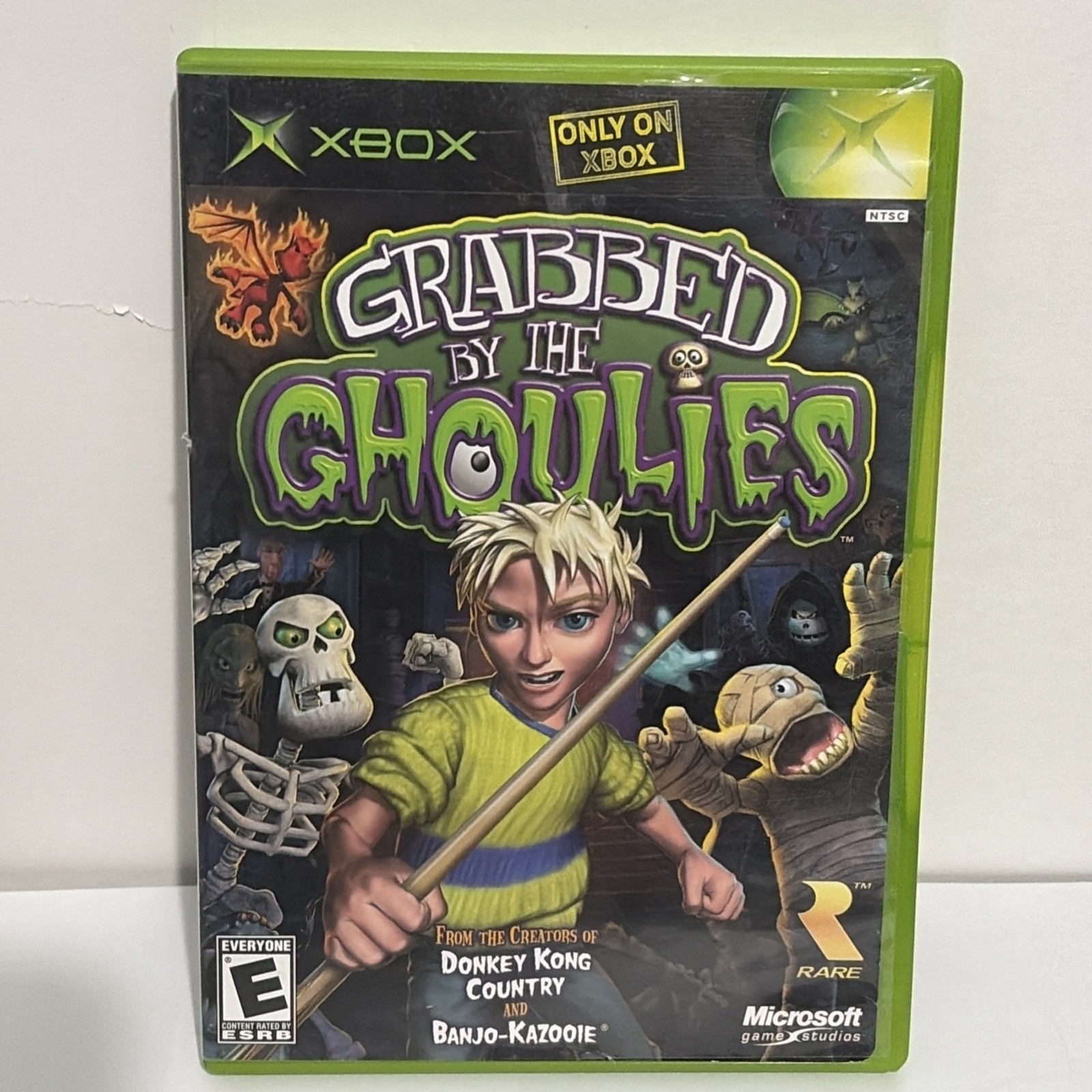 Grabbed by the Ghoulies (Microsoft Xbox, 2003) CIB Complete Tested Works