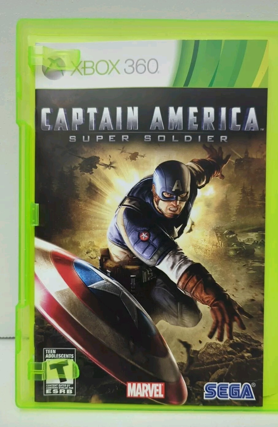 Captain America: Super Soldier (Microsoft Xbox 360, 2011) CIB, Original Label