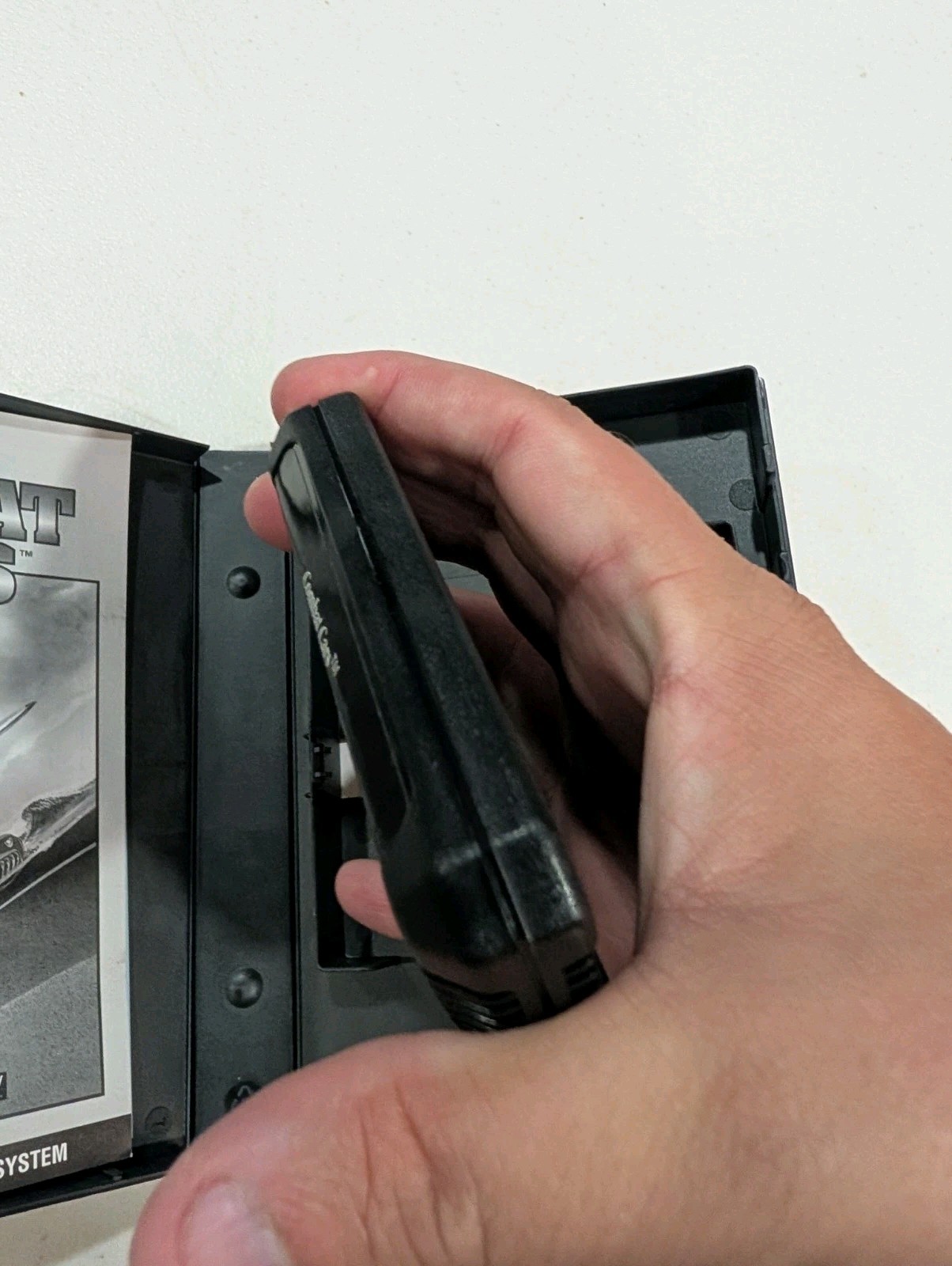COMBAT CARS SEGA GENESIS GAME CARTRIDGE GAME, Manual, Case Tested