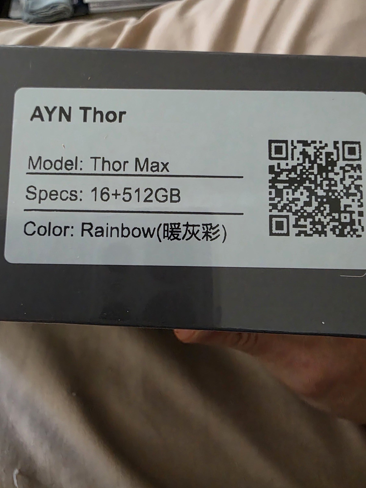 New Sealed AYN Thor Max 16GB 512GB Rainbow Android Handheld Dual Screen