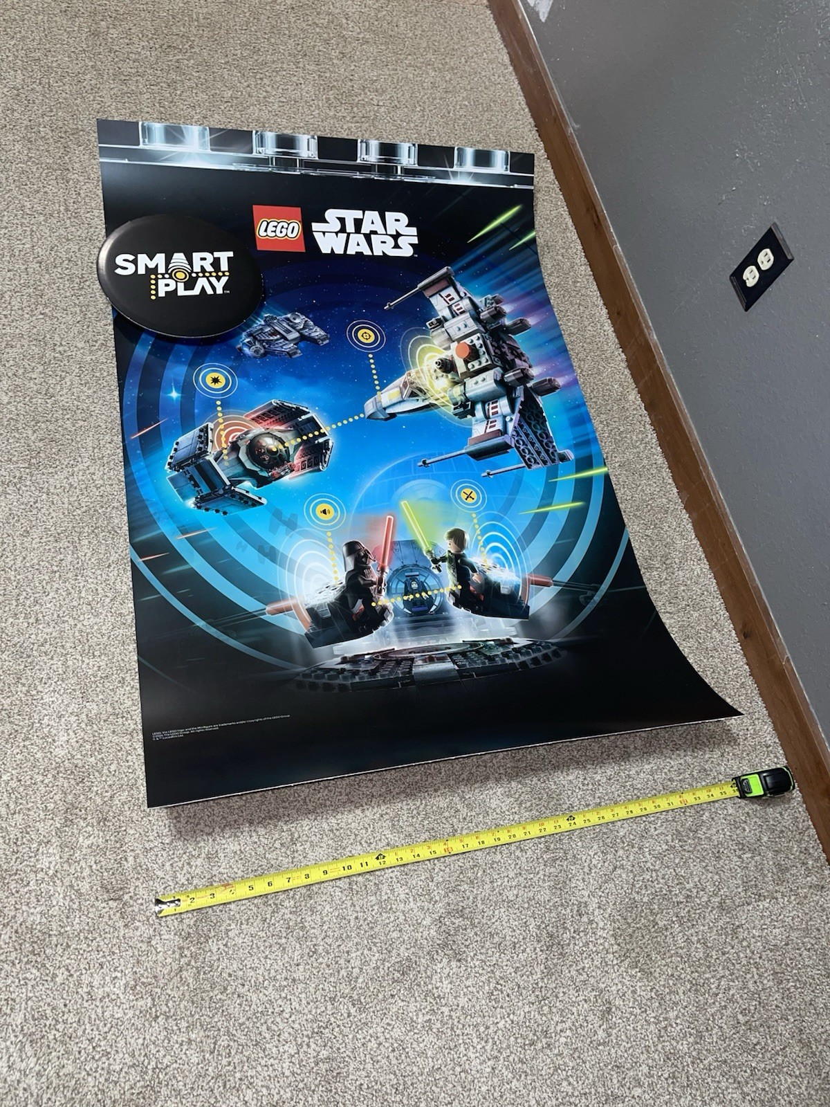 LEGO Star Wars “SmartPlay” 4FT 3D Poster -walmart- 2026