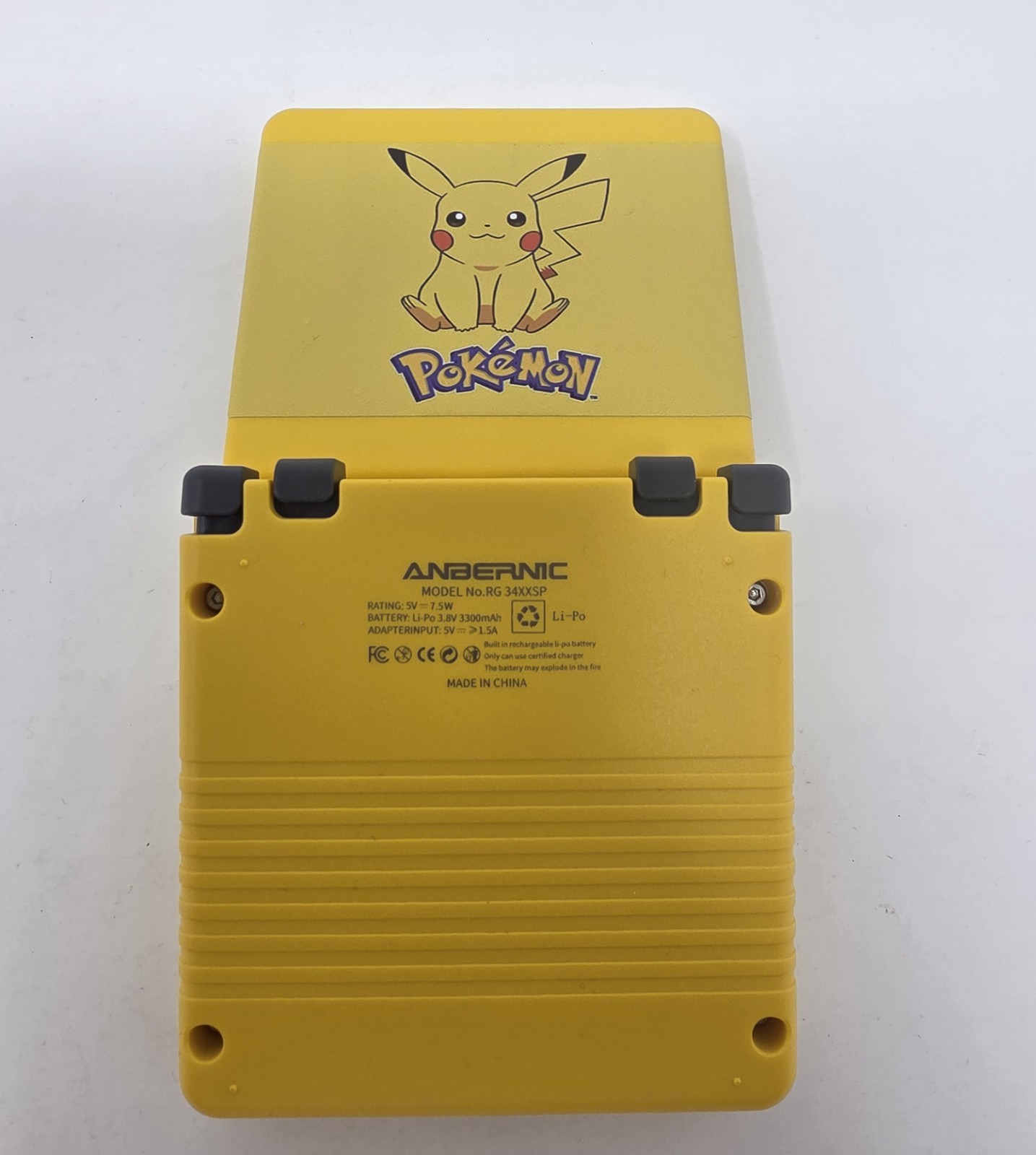 Anbernic RG 34XXSP -Yellow Linux Retro Handheld Game Console RG34XXSP RG 34XX SP