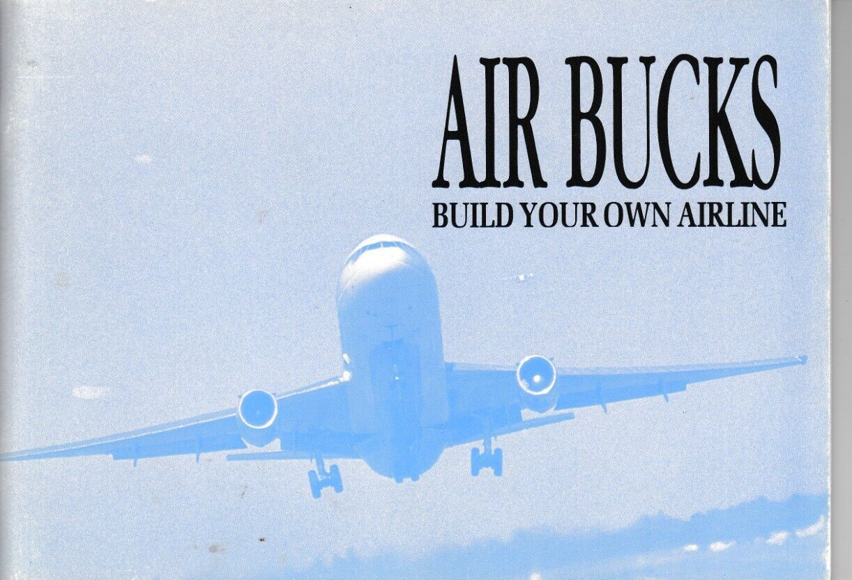 Air Bucks Build Your Own Airline Game Ver 1.01 (3.5in Floppy for MSDOS)