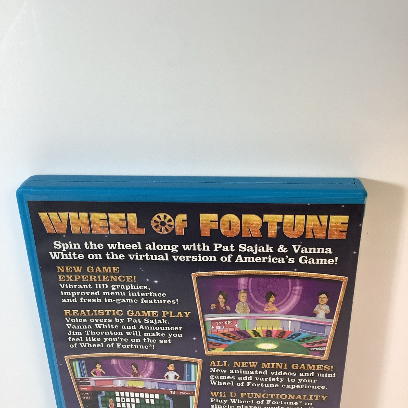 Wheel of Fortune (Nintendo Wii U, 2012) CIB Complete