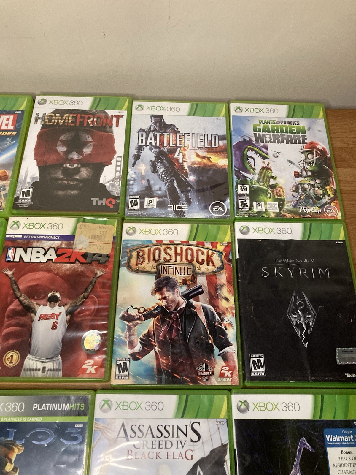 Lot Of 15 Xbox 360 Video Games Tested And Working, Only 4 Complete With Manual !