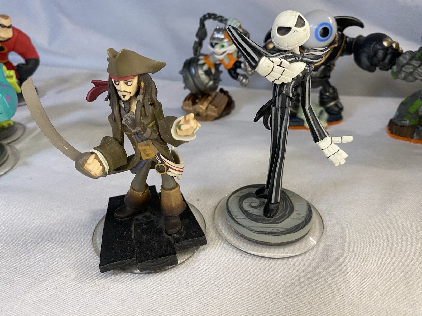 Disney Infinity Figure Lot – Jack Skellington, Incredibles, Frozen, Star Wars +