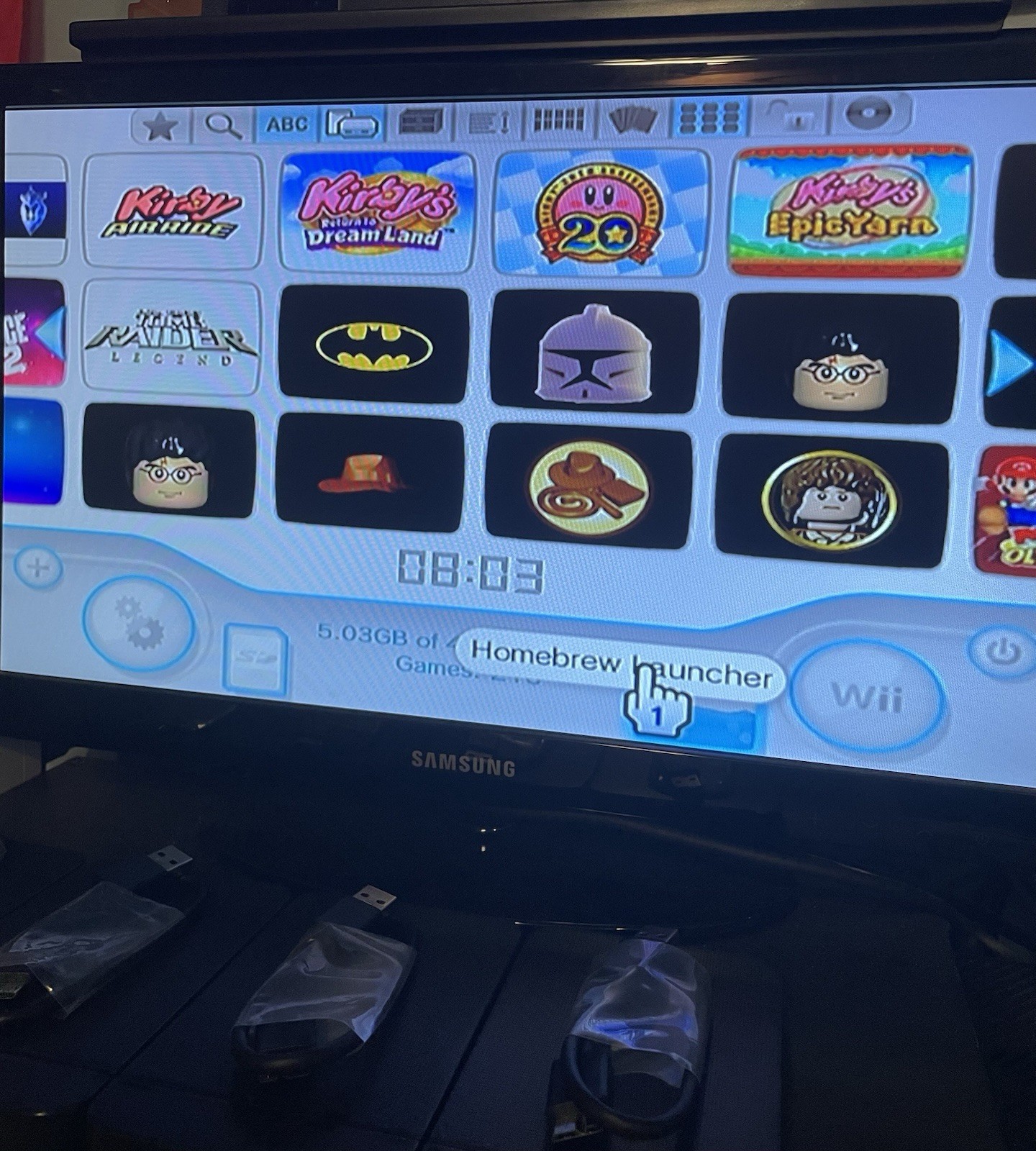 HomeBrew Wii With 500gb Hardrive, Games included