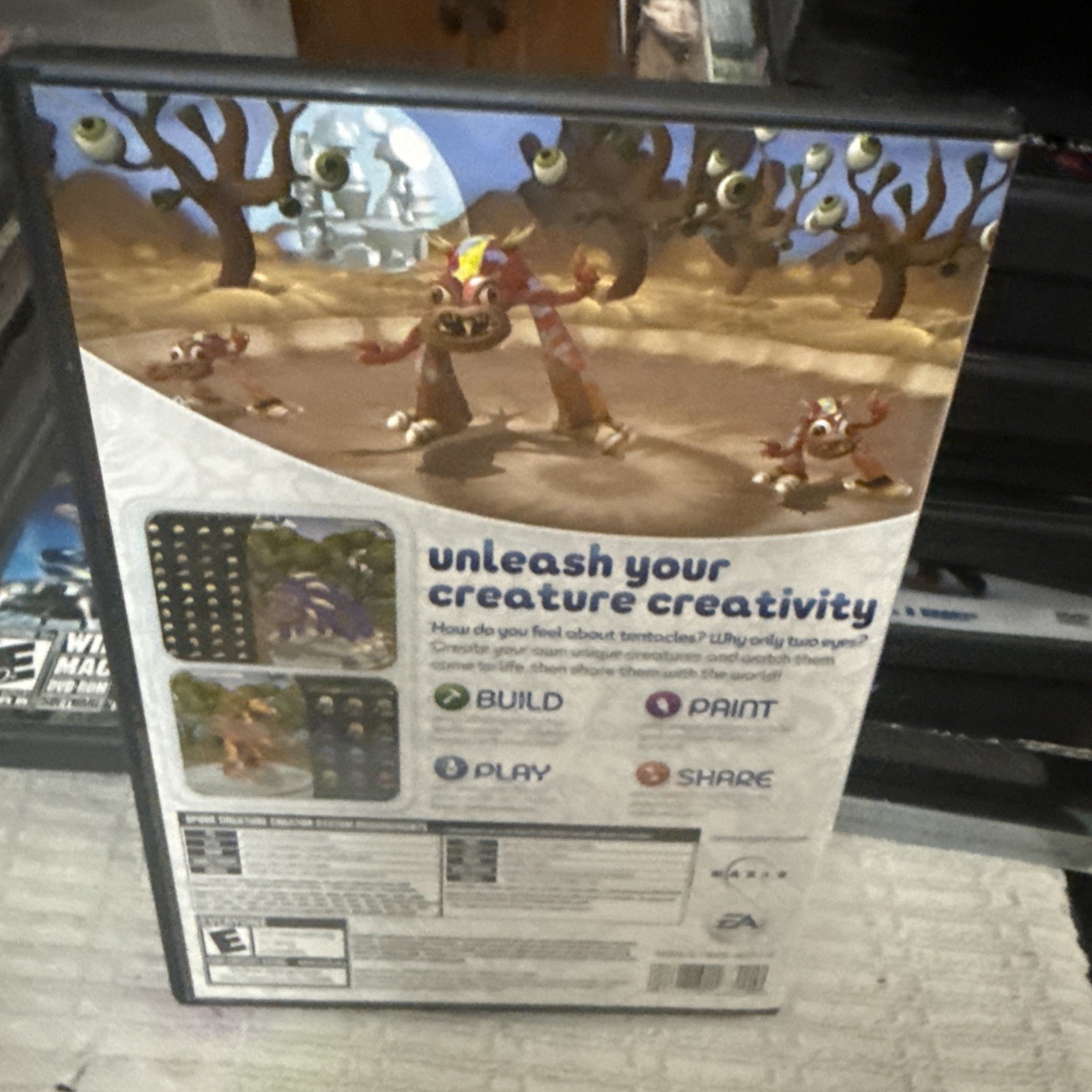 Spore Creature Creator (Windows / Mac, 2008) CD-Rom.