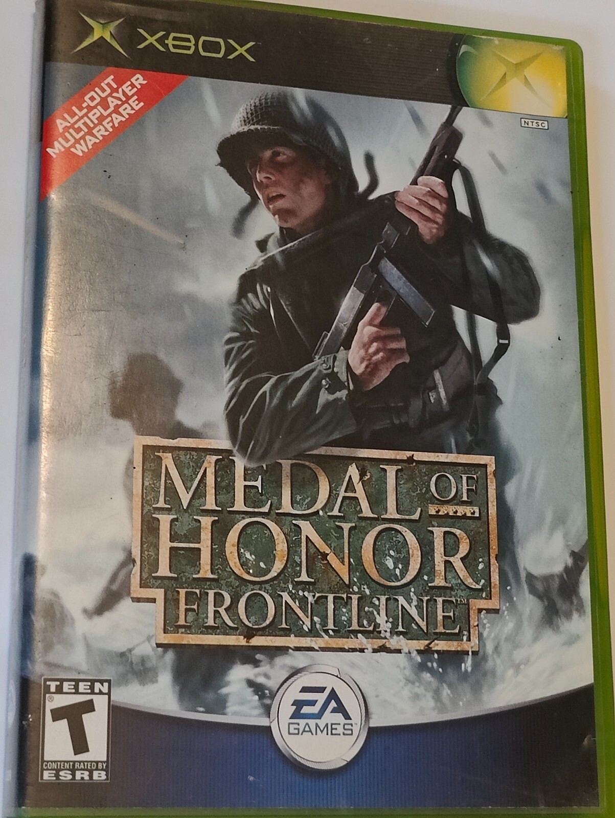 Medal of Honor: Frontline (Microsoft Xbox, 2002) CIB *cracked case*