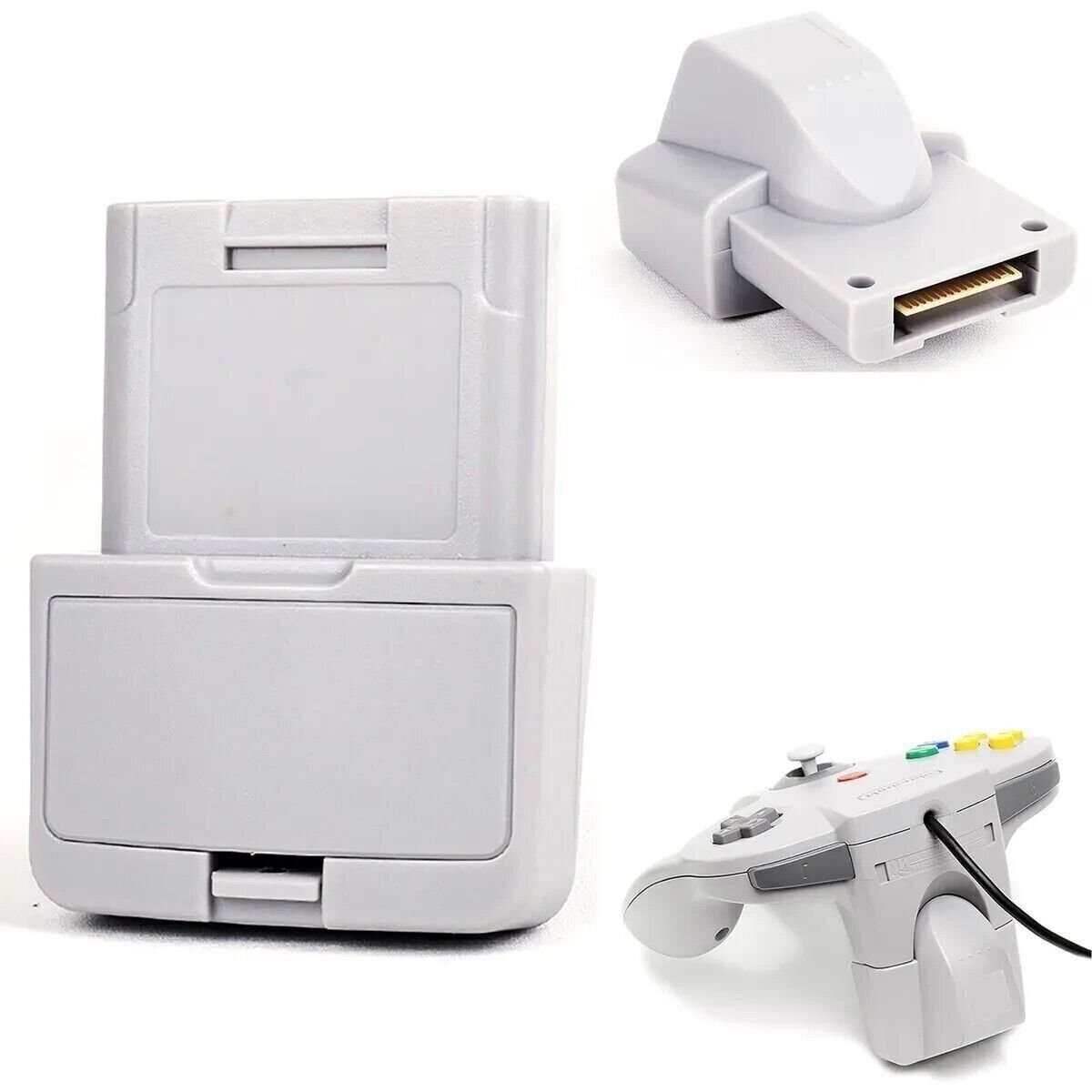 Rumble Pak for Nintendo 64 – N64 Controller Vibration Pack Gray
