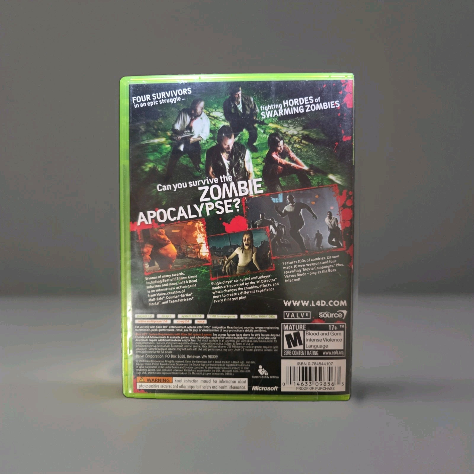 Left 4 Dead – Xbox 360 Game – Complete – Tested
