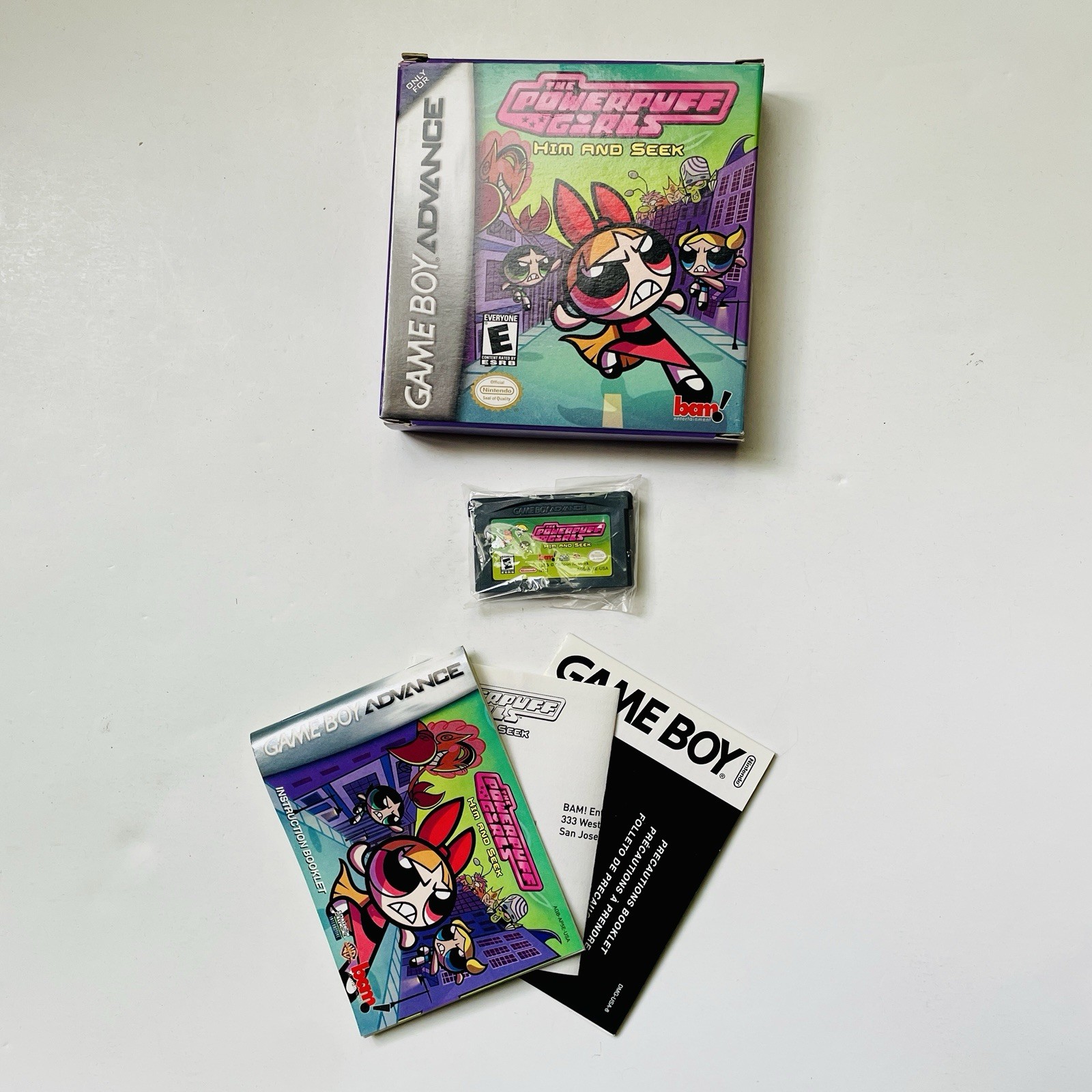 The Powerpuff Girls: Him And Seek (2002) Nintendo Game Boy Advance CIB+ Tested