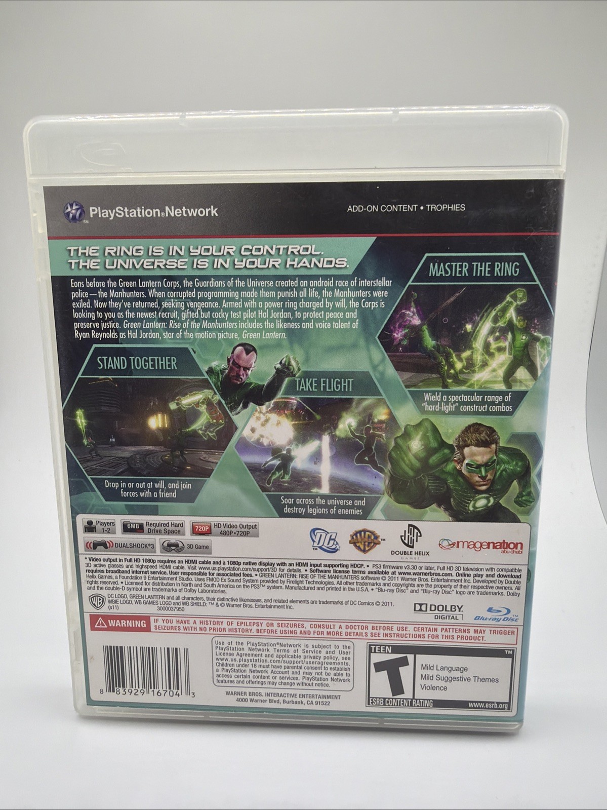 Green Lantern: Rise of the Manhunters (Sony PlayStation 3, 2011)