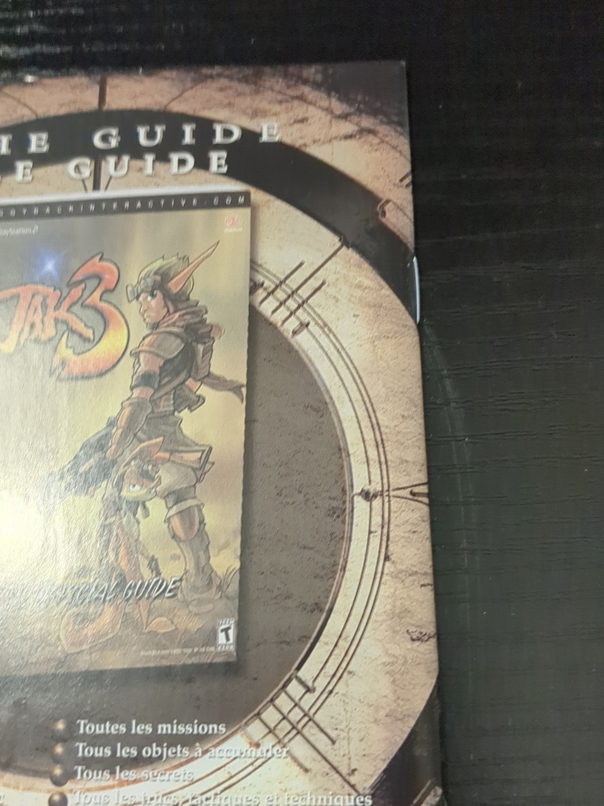 JAK 3 The Book Original Booklet Manual ONLY Guide Instruction Authentic OEM LN