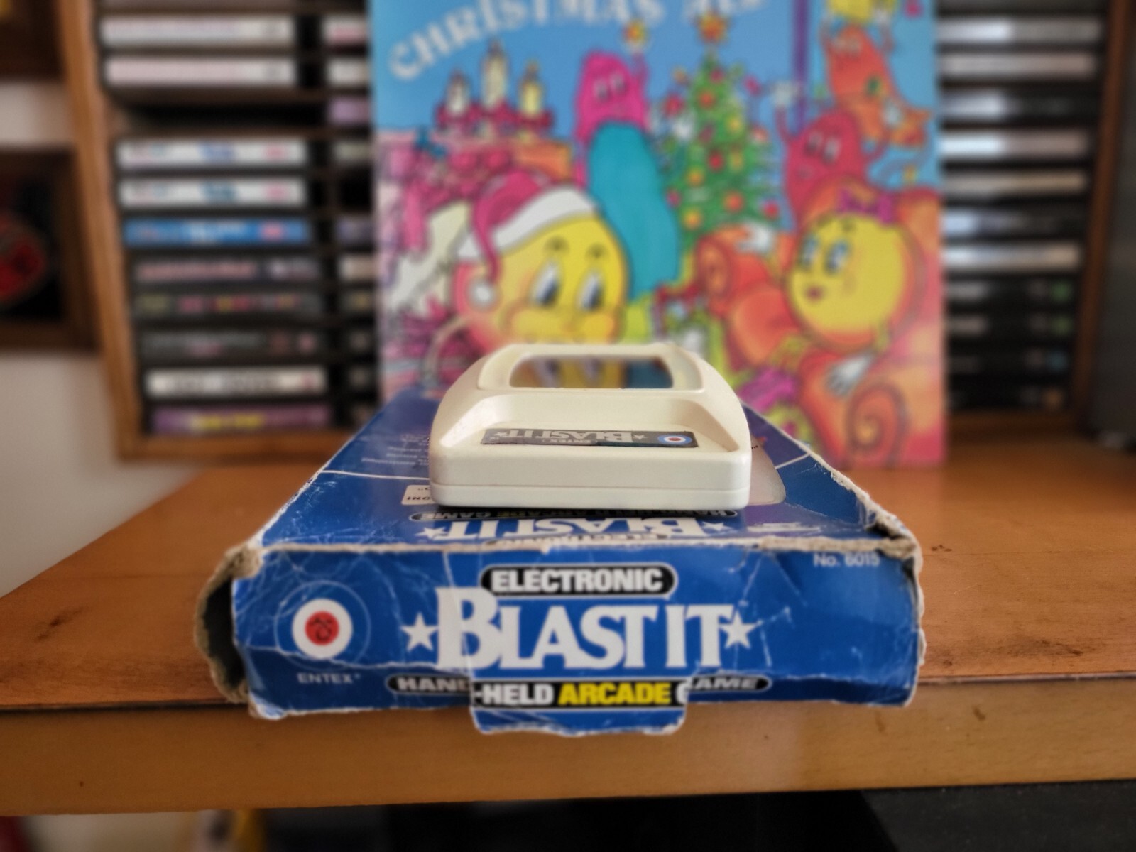 Entex Blast it Vintage 1980 LED Handheld Electronic Game – RARE TESTED WORKING