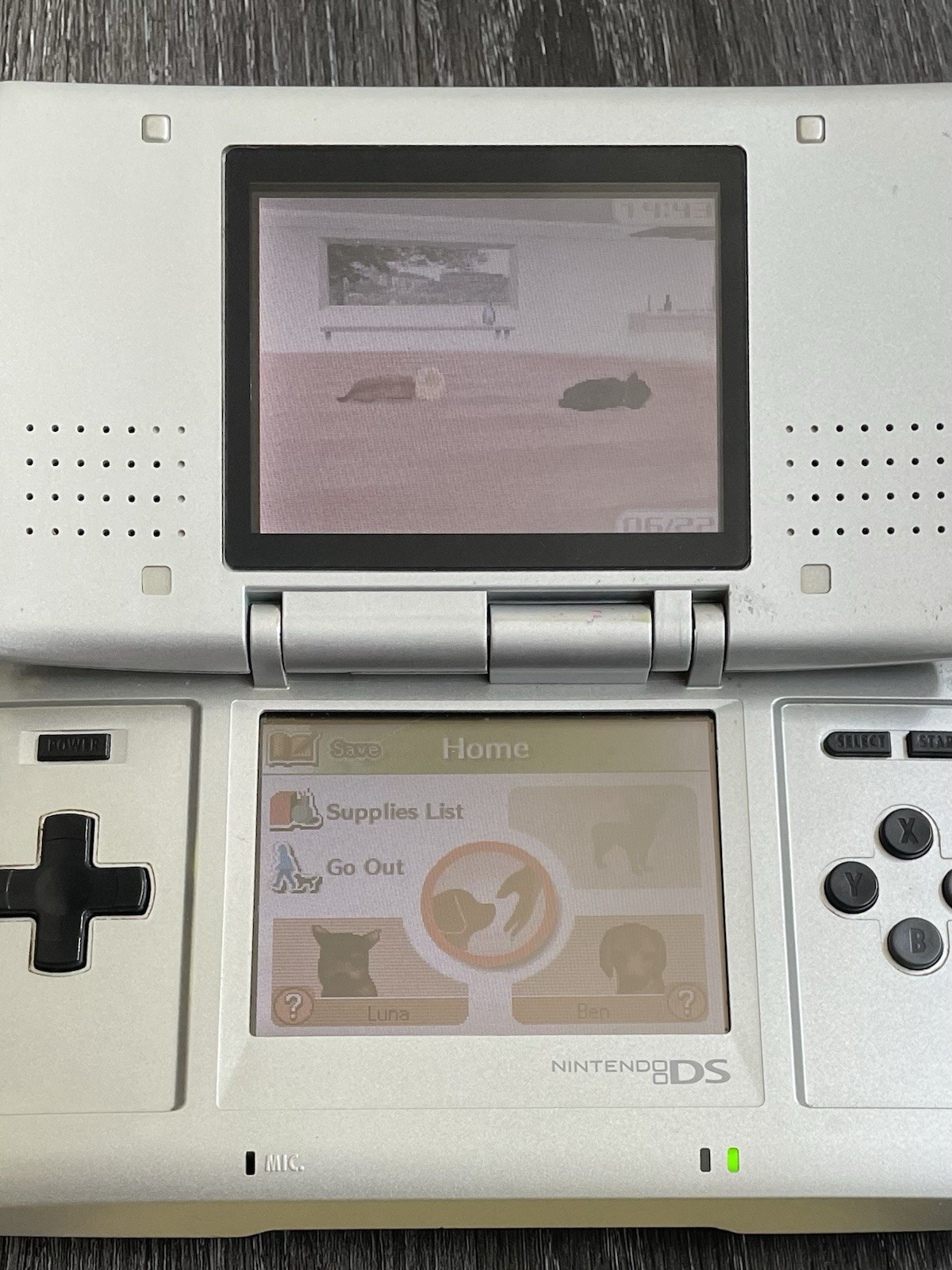 Nintendogs: Lab & Friends + Dachshund & Friends Nintendo DS 2005 Save Tested