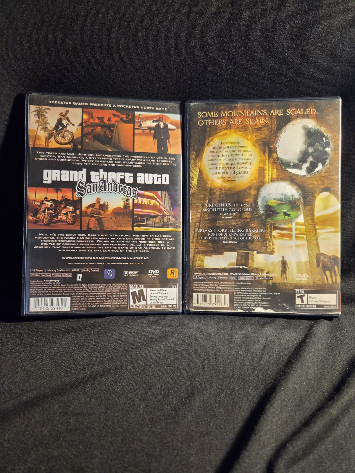 PlayStation 2 Game Lot 10 CIB Metal Gear Solid 1 2 3 GTA San Andreas Simpsons