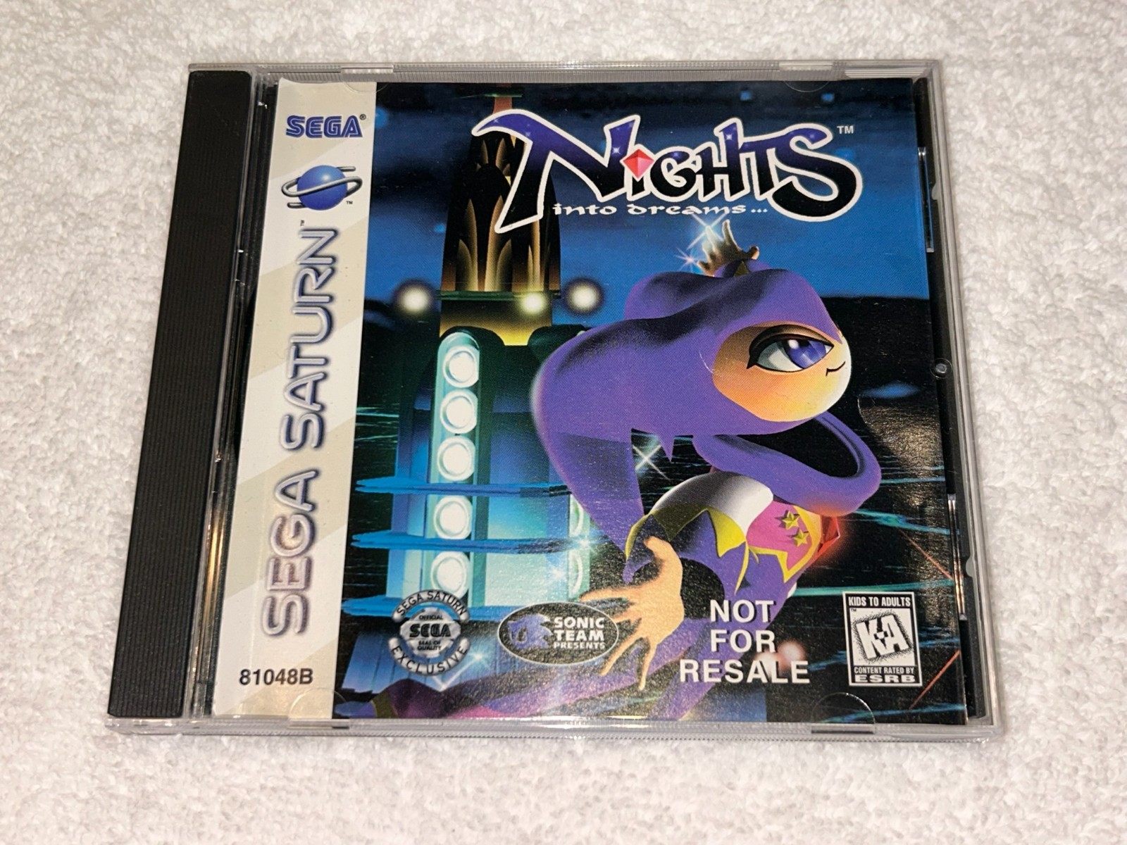 Nights Into Dreams… (Sega Saturn, 1996) Not For Resale CIB Complete N MINT!