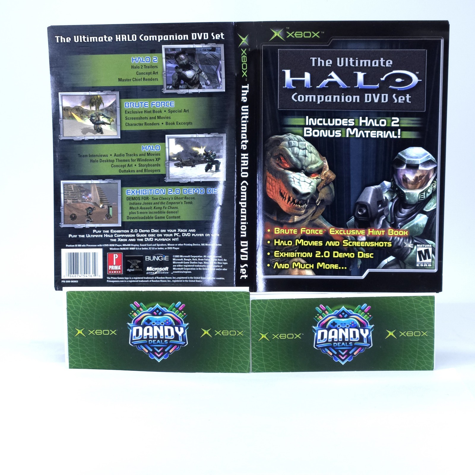 The Ultimate Halo Companion DVD Set CIB W/ Manual – Xbox
