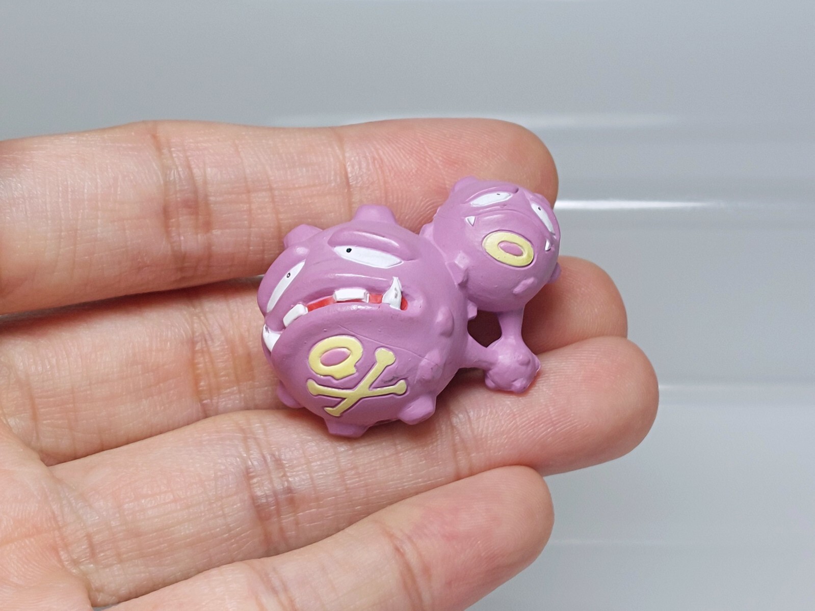 Weezing Koffing Pokemon Zukan 1/40 Scale Figure Set Tomy Gashapon H05 0.6-0.9in