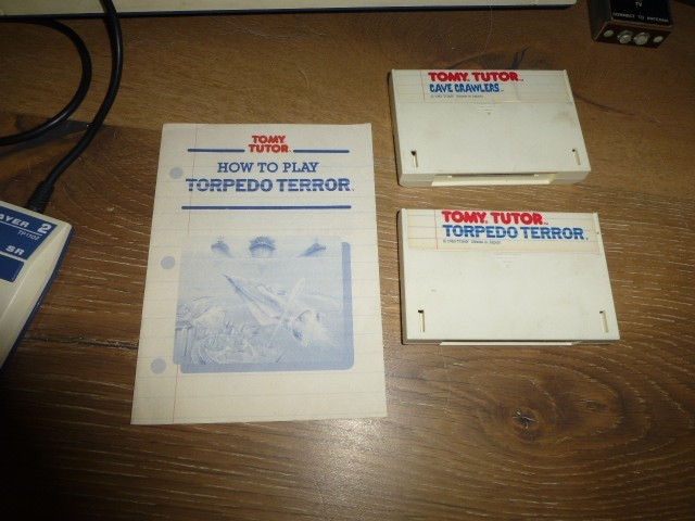 Tomy Tutor Computer System with 2 games + manual TESTED works great! RARE