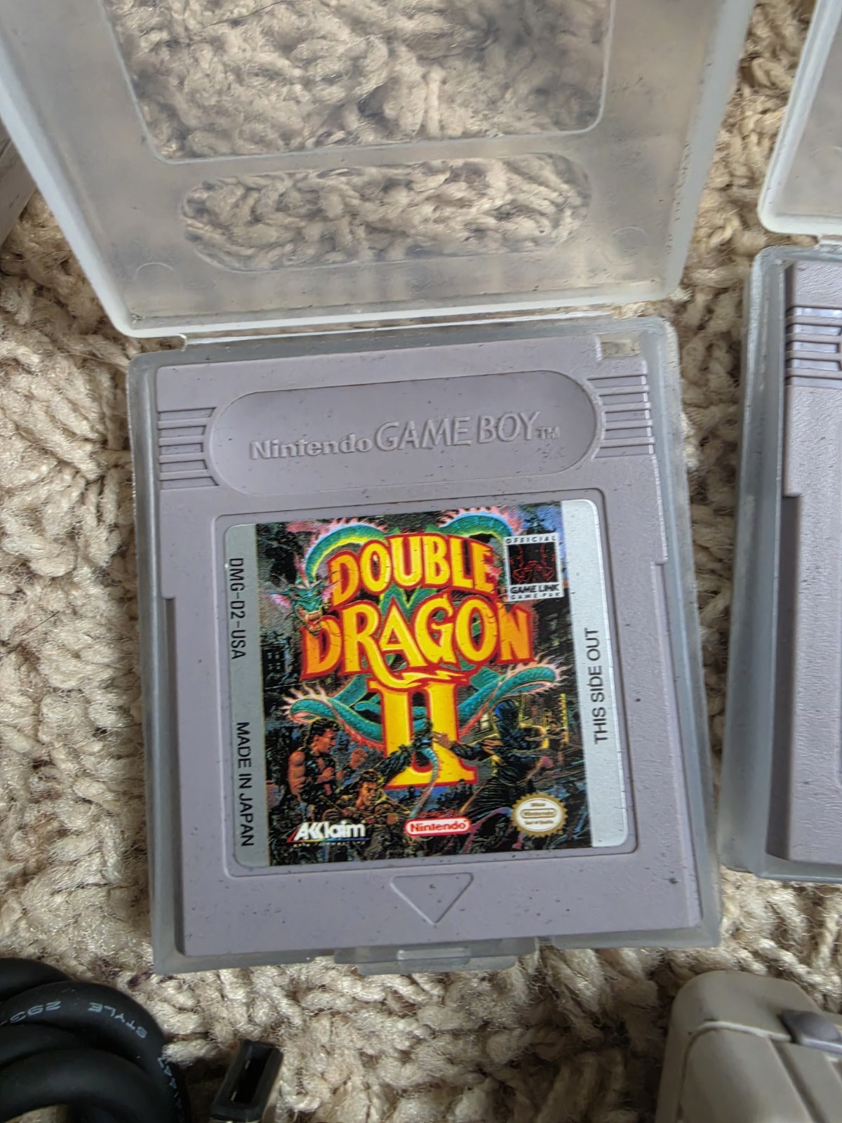 WORKING Original Nintendo Gameboy Console System With 4 Games See Photos