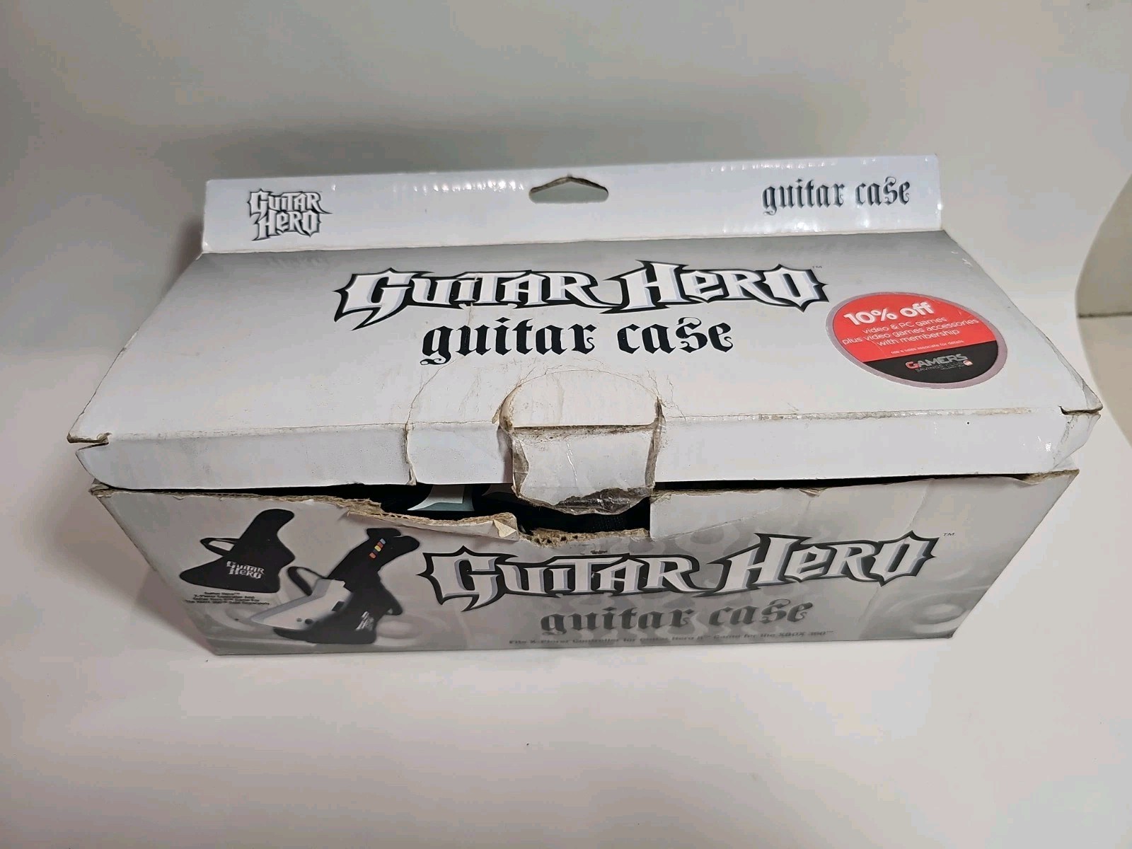 New OPEN BOX Redoctane Guitar Hero Guitar Controller Carry Case Bag Ps2 Ps3 WiI